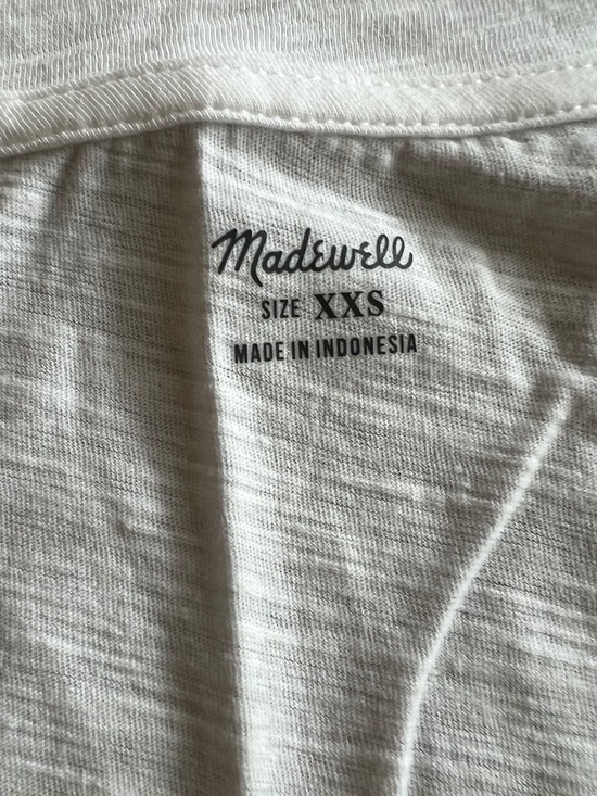 Madewell + Gap Cotton Tees, Pack of 4 (XXS, Women, White/Blue/Black/Striped) - Picture 4 of 5